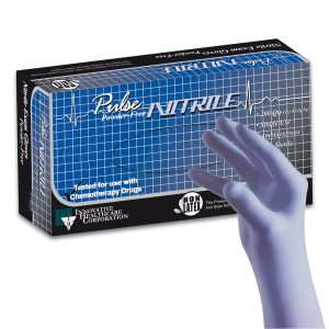 INNOVATIVE HEALTHCARE CORP Pulse® Nitrile Exam Glove, Small, Aqua Blue 177102