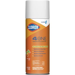 THE CLOROX COMPANY Clorox Pro™ Clorox® 4 in One Surface Disinfectant and Sanitizer, Citrus Scent 31043