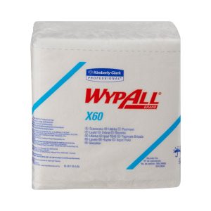 KIMBERLY CLARK WypAll® X60 Task Wipe, Quarter Fold 34865