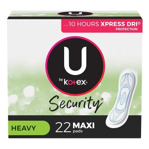 KIMBERLY CLARK U by Kotex® Security® Maxi Pad, Heavy Absorbency 03906