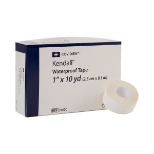 CARDINAL Kendall™ Cloth Medical Tape, 1 Inch x 10 Yard, White 3142C