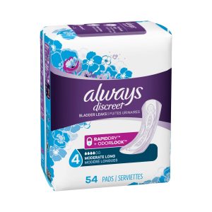 PROCTER & GAMBLE Always® Discreet Bladder Control Pad, One Size Fits Most 03700088707