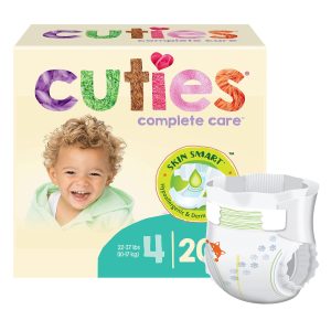FIRST QUALITY PRODUCTS LLC Cuties® Complete Care Diapers for Toddlers, 22 – 37 lbs. CDB004