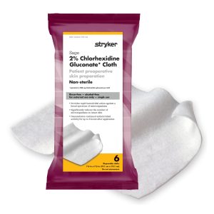 SAGE PRODUCTS Sage® 2% CHG Preoperative Skin Prep Wipe, 7.5 x 7.5 Inch 9717
