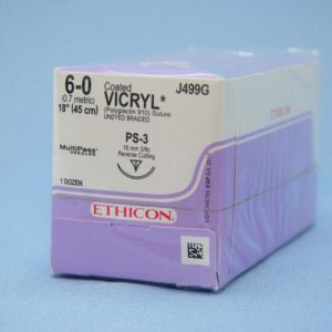 J & J HEALTHCARE SYSTEMS Coated Vicryl™ Suture with Needle J499G