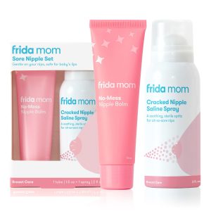 FRIDABABY LLC frida mom Cracked Nipple Saline Spray and frida mom No-Mess Nipple Balm 500001035