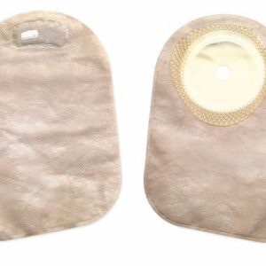 HOLLISTER Premier™ One-Piece Closed End Beige Ostomy Pouch, Cut to fit 75 x 65 mm Oval 82302