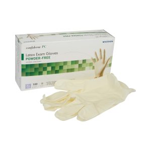MCKESSON BRAND McKesson Confiderm® Latex Exam Glove, Extra Large, Ivory 14-1384
