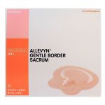 SMITH & NEPHEW Allevyn Gentle Border Silicone Gel Adhesive, Pink, 8.5 x 9 Inch 66801031