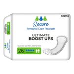 SECURE PERSONAL CARE PRODUCTS TotalDry™ Ultimate Boost Ups Absorbency Incontinence Booster Pad, 16.5- Inch SP1599