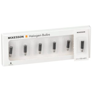 MCKESSON BRAND McKesson Halogen Lamp, Replacement Bulb for Vaginal Specula, 4.6 Volt 3 Watt 123-4511