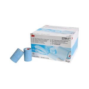 SOLVENTUM CORPORATION 3M™ Micropore™ S Silicone Medical Tape, 2 Inch x 1-1/2 Yard, Blue 2770S-2