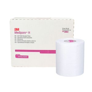 SOLVENTUM CORPORATION 3M™ Medipore™ H Cloth Medical Tape, 3 Inch x 10 Yard, White 2863