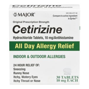 MAJOR PHARMACEUTICALS Major® Cetirizine Antihistamine 00904671746