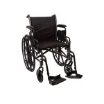 MCKESSON BRAND McKesson Lightweight Wheelchair, 18 Inch Seat Width 146-K318DDA-SF