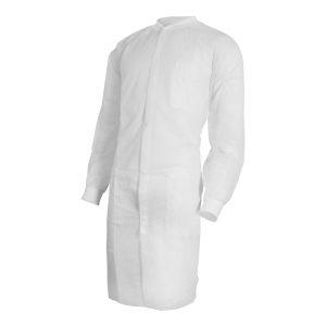 MCKESSON BRAND McKesson Lab Coat, Small / Medium, White 34341200