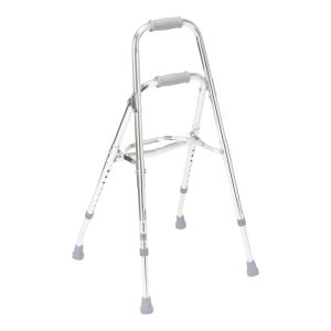 DRIVE DEVILBISS HEALTHCARE drive™ Hemi Aluminum Side Step Folding Walker, 29.5 – 37 Inch Height 10240-1