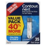 ASCENSIA DIABETES CARE Contour® Next Blood Glucose Test Strips, 35 Strips in a Pack 7277