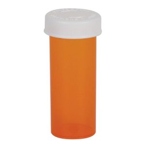 APOTHECARY PRODUCTS Ezy Dose® Push & Turn Prescription Vial, 16 Dram Capacity 30433