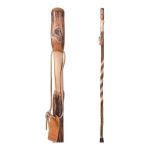 MABIS HEALTHCARE Brazos™ Twisted Hickory Rustic Walking Stick, 58-Inch Height 602-3000-1282