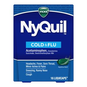 PROCTER & GAMBLE Vicks NyQuil Cold & Flu LiquiCaps 37000055716