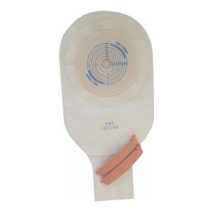 SAFE N SIMPLE Safe n' Simple One-Piece Transparent Ostomy Pouch, 12-Inch Length SNS12T100