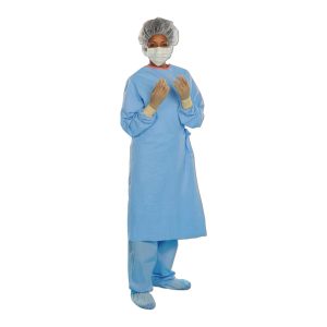 O&M HALYARD INC Aero Blue Surgical Gown with Towel, 2X Large 41735