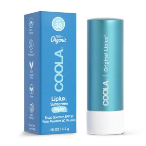 COOLA LLC Classic Liplux® Organic Lip Balm Sunscreen SPF 30, Original CL10424