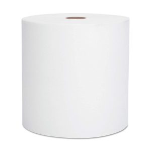 KIMBERLY CLARK Scott Paper Towels, Hardwound, Continuous Roll, 8", White 01000