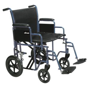 DRIVE DEVILBISS HEALTHCARE drive™ Transport Chair, 20-Inch Seat Width BTR20-B