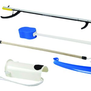 FABRICATION ENTERPRISES FabLife™ Hip Kit with 32" Reacher, 18" Plastic Shoehorn and 24" Dressing Stick 86-0075