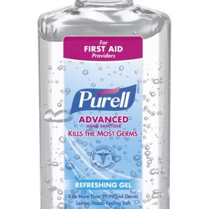 GOJO Purell® Advanced Hand Sanitizer 70% Alcohol Gel, Bottle, 4 ounces, Fruit Scent 9651-24