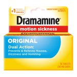 MEDTECH LABORATORIES Dramamine® Motion Sickness Antiemetic Dual Action Tablets Original 83124800199