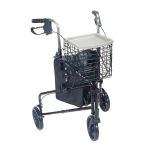 DRIVE DEVILBISS HEALTHCARE drive™ Deluxe 3 Wheel Rollator, Blue 10289BL