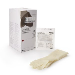 ANSELL Gammex® Non-Latex Sensitive Polychloroprene Surgical Glove, Size 6.5, Cream 20277265