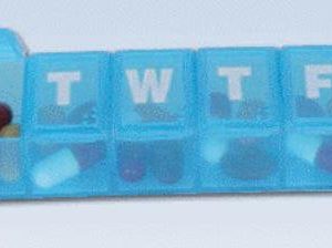 Apothecary Products® Weekly Pill Planner, 1 x 2-3/4 x 8 Inch 67006