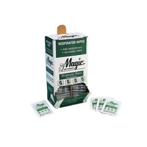 BRACO MANUFACTURING Magic™ Premoistened Surface Disinfectant Wipes for use on Respirator Facepieces ST100DN
