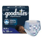 KIMBERLY CLARK GoodNites® Night Time Underwear, Large for Boys weighing 68 – 95 lbs. 53362