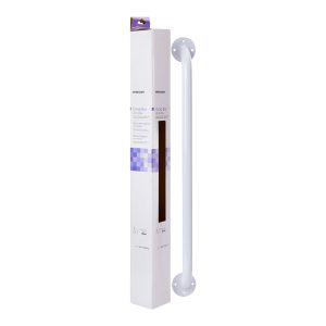 MCKESSON BRAND McKesson Wall Grab Bar, White Steel, 24-Inch Length 146-12024-3