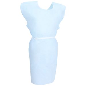 MCKESSON BRAND McKesson Patient Exam Gown, One Size Fits Most, Blue 18-10847