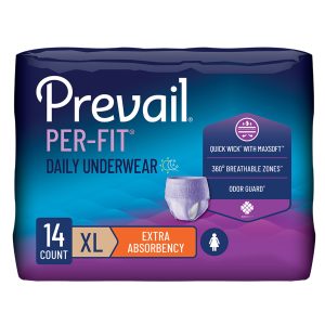 FIRST QUALITY PRODUCTS LLC Prevail® Per-Fit® Women Extra Absorbent Underwear, Extra Large PFW-514