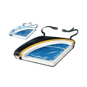 SKIL-CARE Econo-Gel Thin-Line Seat Cushion for Wheelchairs, 16 x 16 x 1.5-inch 751170
