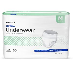 MCKESSON BRAND McKesson Ultra Heavy Absorbent Underwear, Medium UWBMD