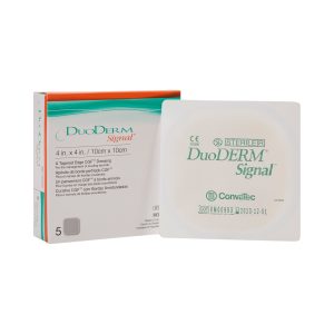 CONVATEC DuoDerm® Signal® Hydrocolloid Dressing, 4 x 4 Inch 403326