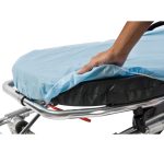GRAHAM MEDICAL PRODUCTS PocketFit® Blue Fitted Stretcher Sheet, 30 x 72 Inch 65233