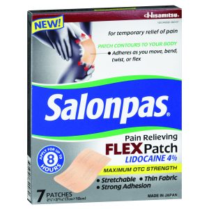 EMERSON HEALTHCARE Salonpas® Lidocaine Topical Pain Relief Patch LCF-007