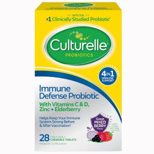 I-HEALTH INC Culturelle® Immune Defense Probiotic Chewables 049100401225