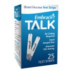 Omnis Health Embrace® Talk Blood Glucose Test Strips APX03AB0319