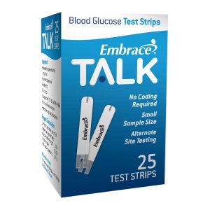 Omnis Health Embrace® Talk Blood Glucose Test Strips APX03AB0319