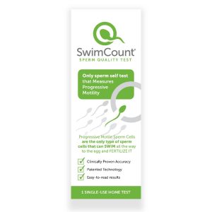 2SAN LLC SwimCount® Sperm Quality Test, One Single-Use Home Test USSC1SC